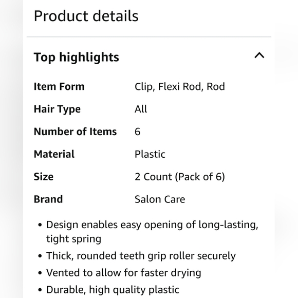 🌴 Salon Care Roller Clamps, Set Of 12 Assorted Colors - Picture 3 of 3